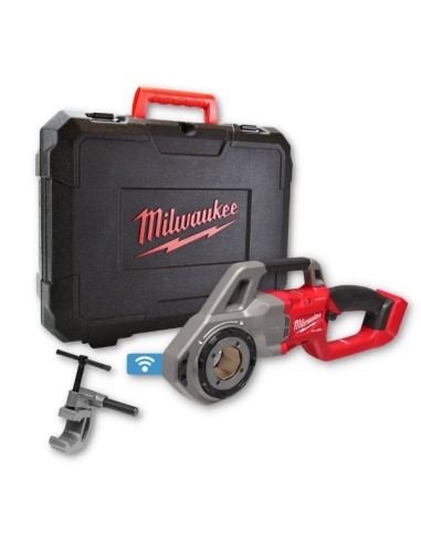 Roscadora Compacta de 1 1/4" Milwaukee One Key M18 FPT114-802CA + 2 baterias M18 8Ah + carregador + KITBOX