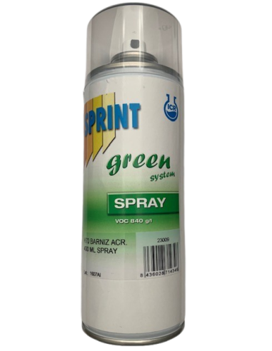 Spray de verniz Acrílico de alto brilho 1K - Sprint