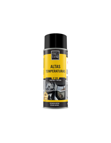 Spray tinta alta temperatura Tectane 800º Alumínio 400ml