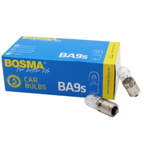 Lâmpada Auto Bosma 12V 4W BA9s com casquilho (caixa 10 unidades)