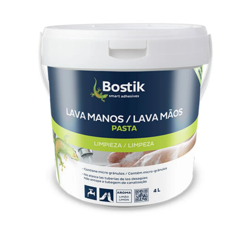 Caixa c 4 Baldes Massa Lava Mãos Den Braven 4Kg