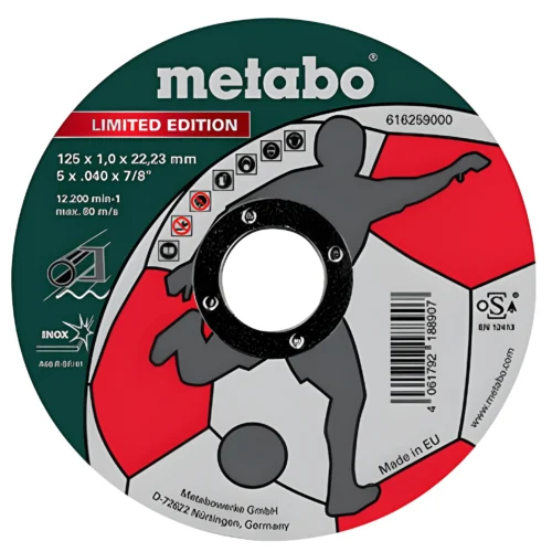 Disco corte inox METABO 125X1mm