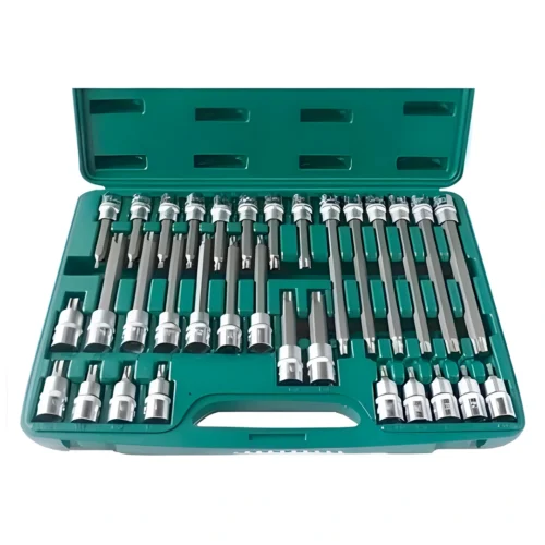 Jogo Chaves Caixa Bits Torx 1/2" 32 Peças Jonnesway