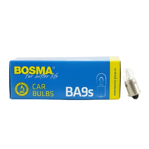 Lâmpada Auto Bosma 24V 4W BA9s (caixa 10 unidades)