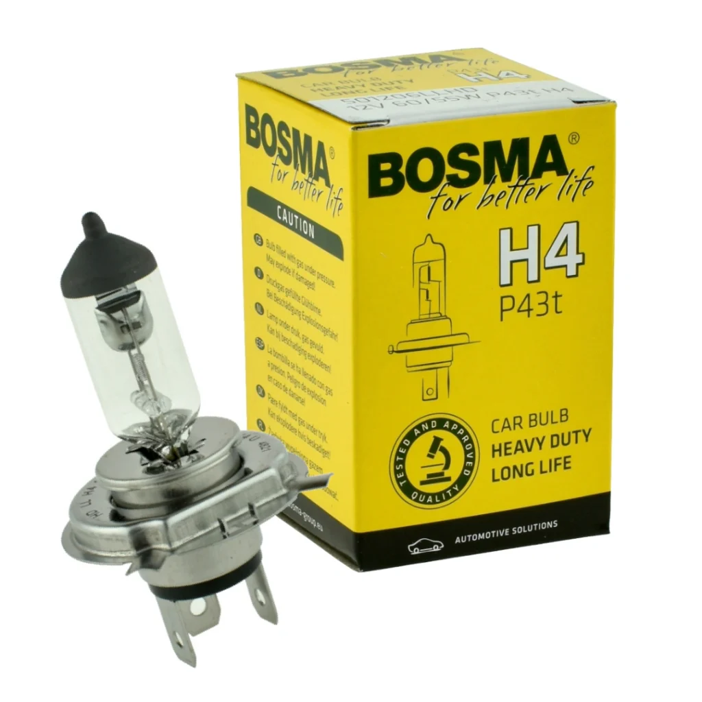 Lâmpada Auto Bosma H4 12V 6055W