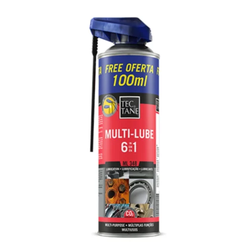 Spray Multiusos 6 em 1 Tectane Multi-Lube 500ml