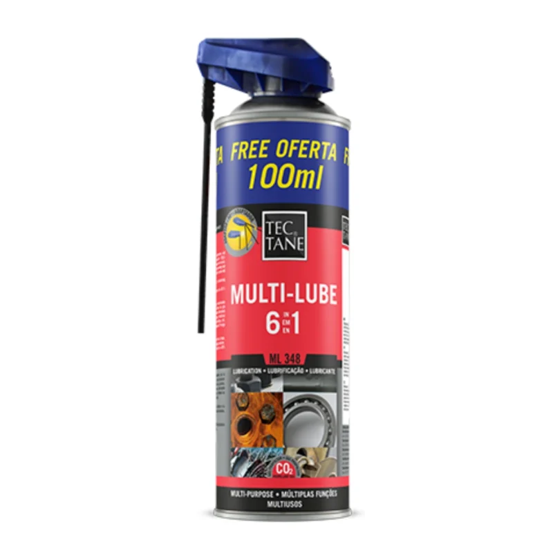 Spray Multiusos 6 em 1 Tectane Multi-Lube 500ml