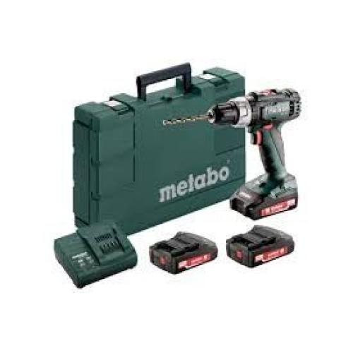 Berbequim - Aparafusadora a Bateria com Percussão METABO SB 18 L 2x Baterias 2 Ah