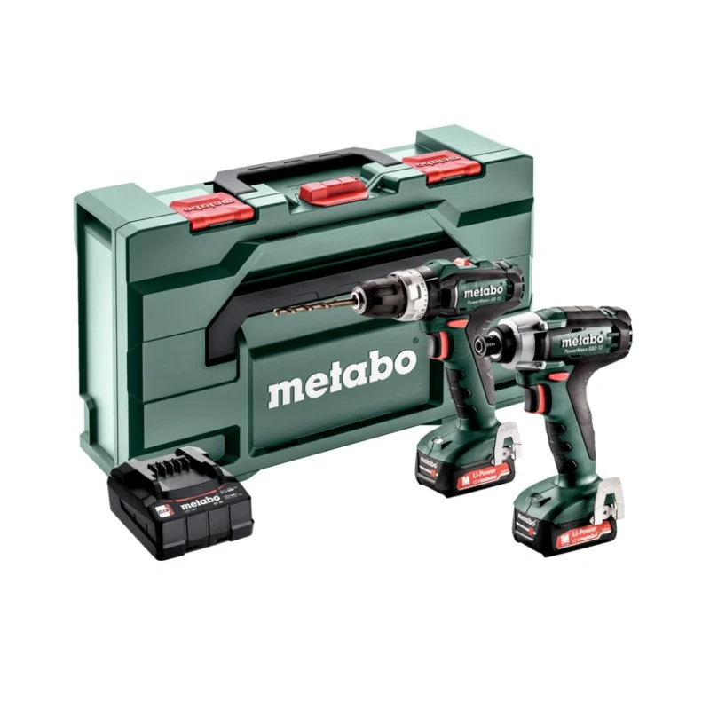 COMBO SET METABO 2.7.2 12 V BS+SSD + 2 baterias