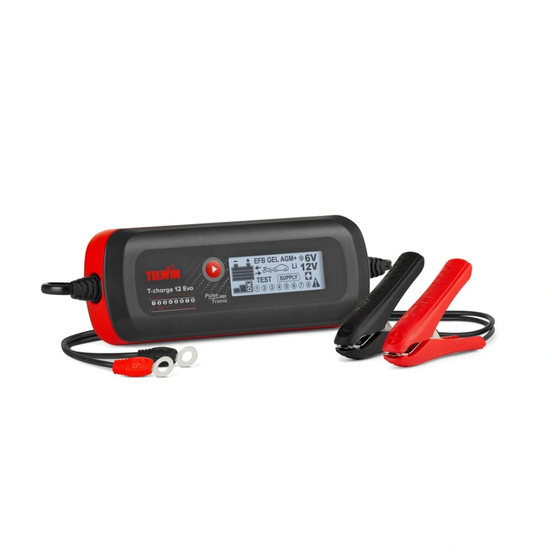 Carregador e tester baterias Telwin T-CHARGE 12 EVO