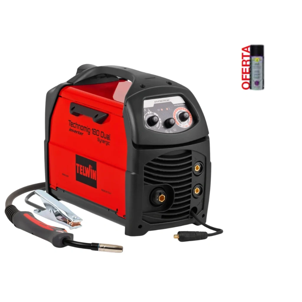 Máquina de Soldar TECHNOMIG 180 DUAL SYNERGIC - TELWIN