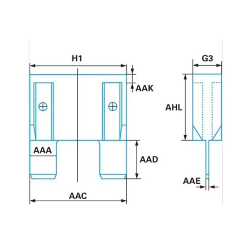 Mini Fusível Auto (10PCS)