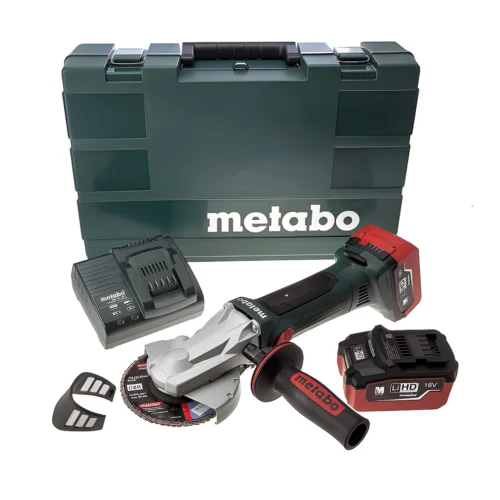 Rebarbadora de Cabeça Plana a Bateria METABO WF 18 LTX 125 QUICK