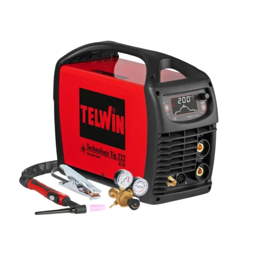 Máquina Soldar Inverter TELWIN Technology Tig 222 AC/DC-HF/Lift VRD