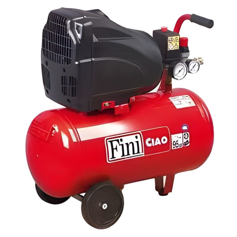 Compressor Portátil Oilless FINI CIAO 25/1850 1,5 HP 24 Litros (sem óleo)