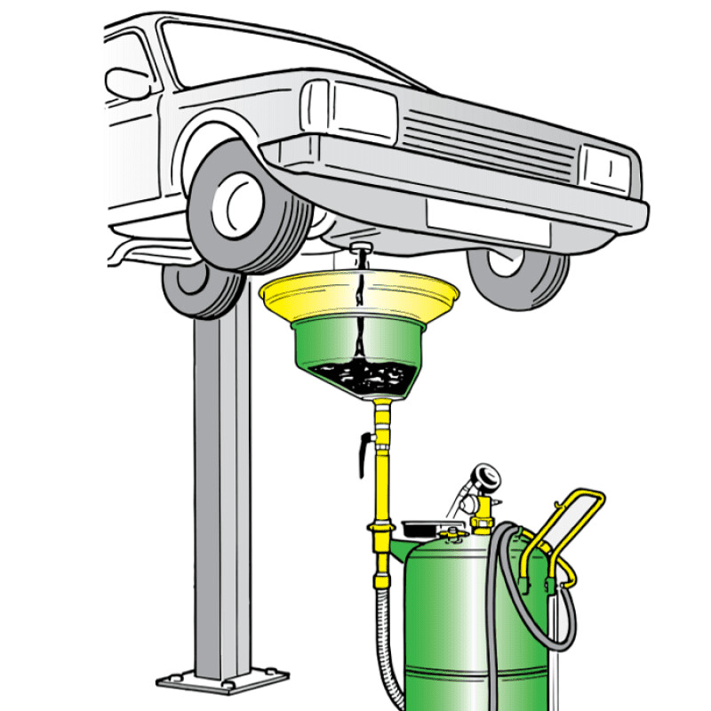 Recuperador de Óleo por Gravidade e Sucção 80 Litros RAASM 44084