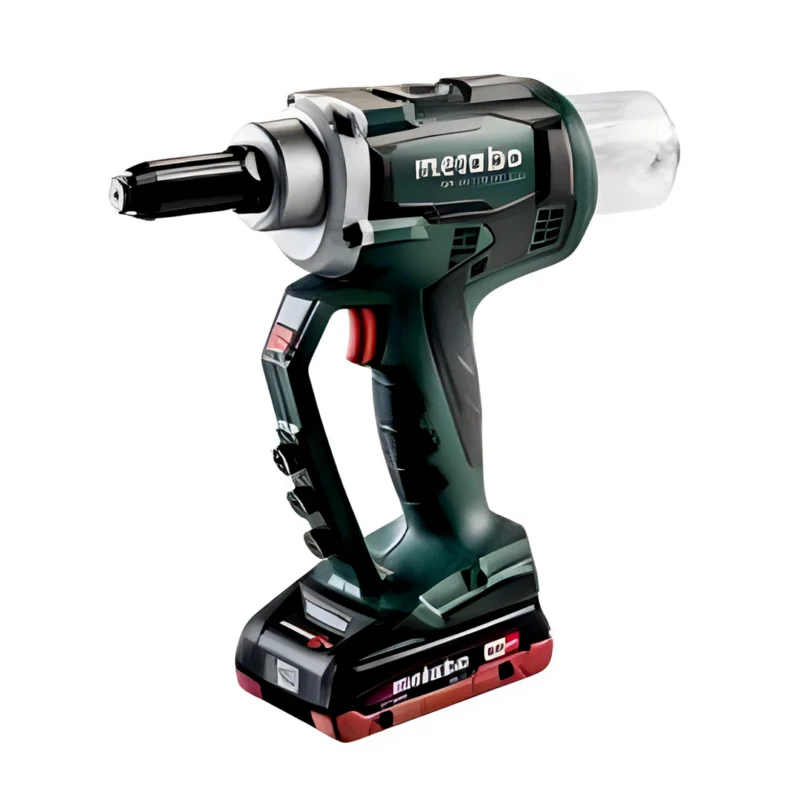 Pistola Rebitar sem Fio - METABO NP 18 LTX BL 5.0 + 2 Baterias e carregador