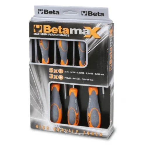 Jogo de 8 Chaves BETA MAX (Fenda e Phillips) 1293/D8 - BETA