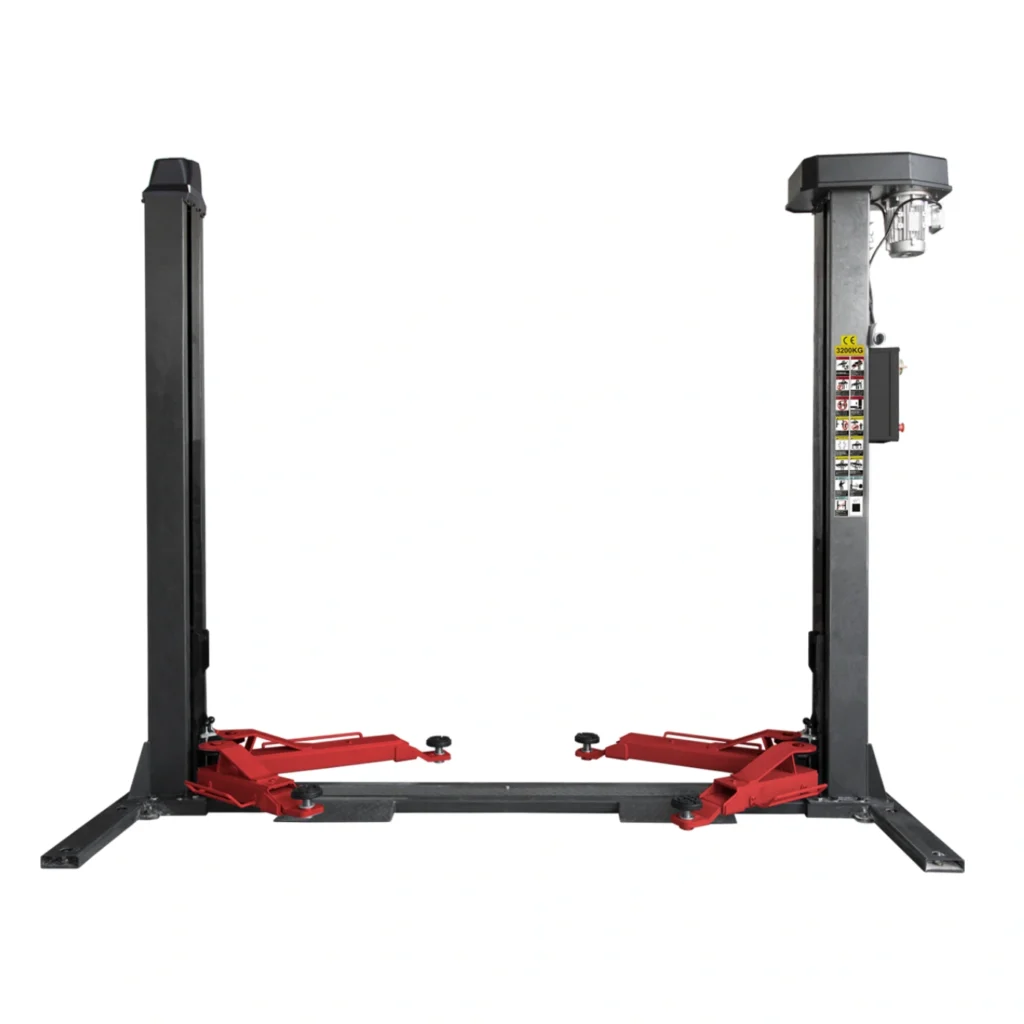 Elevador de Fuso de 2 Colunas 3.2 Ton com Base Tipo H - Kroftools