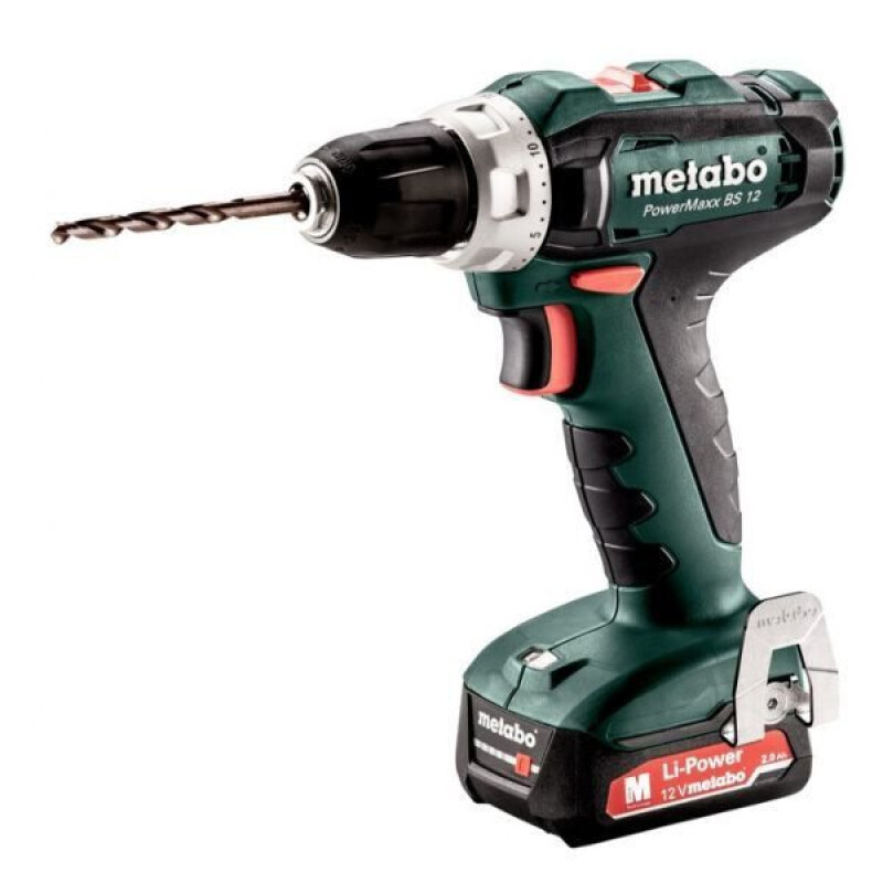 Berbequim - Aparafusadora Sem Fio 12 Volt METABO PowerMaxx SB 12 (2x 2.0 Ah)