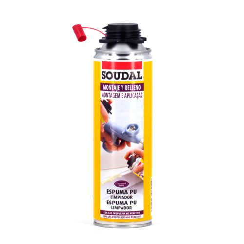 Spray Limpeza de Pistola de Espuma de Poliuretano Soudal 500ml