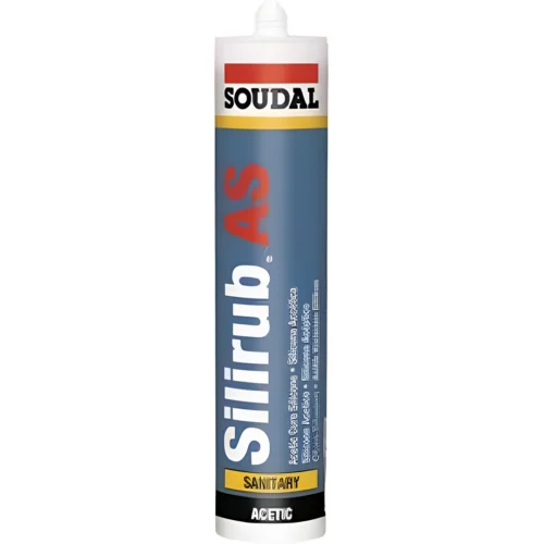 Silicone Neutro Soudal Silirub AS Transparente