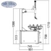 Máquina Montar/Desmontar Pneus Semi automática 230V