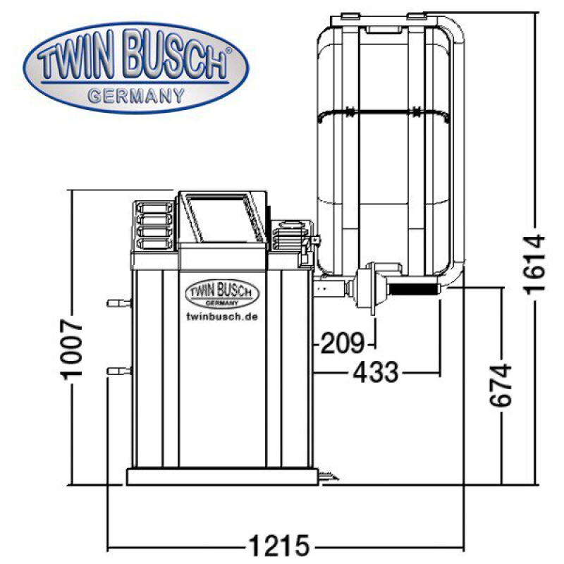 Máquina de Calibrar Pneus Automática 10" - 24"