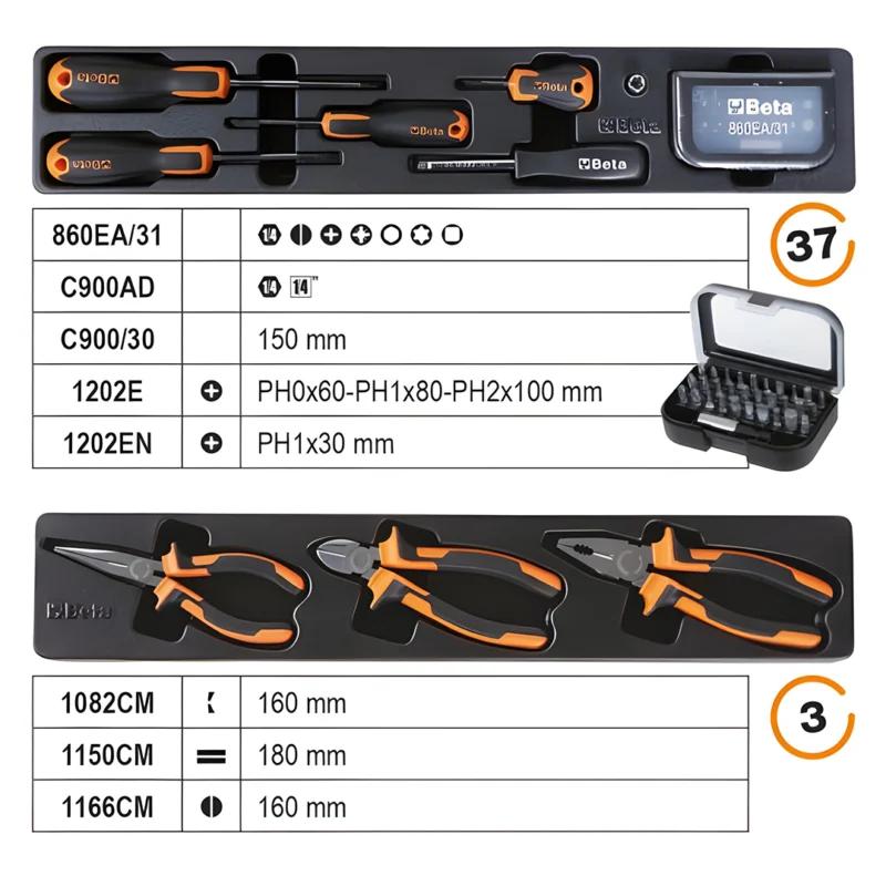 Mala de Ferramentas BW 2120L-E/T91 (91PCS) - Beta