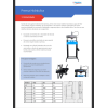 Prensa Hidráulica 35 toneladas com Bomba Manual 1 Velocidade