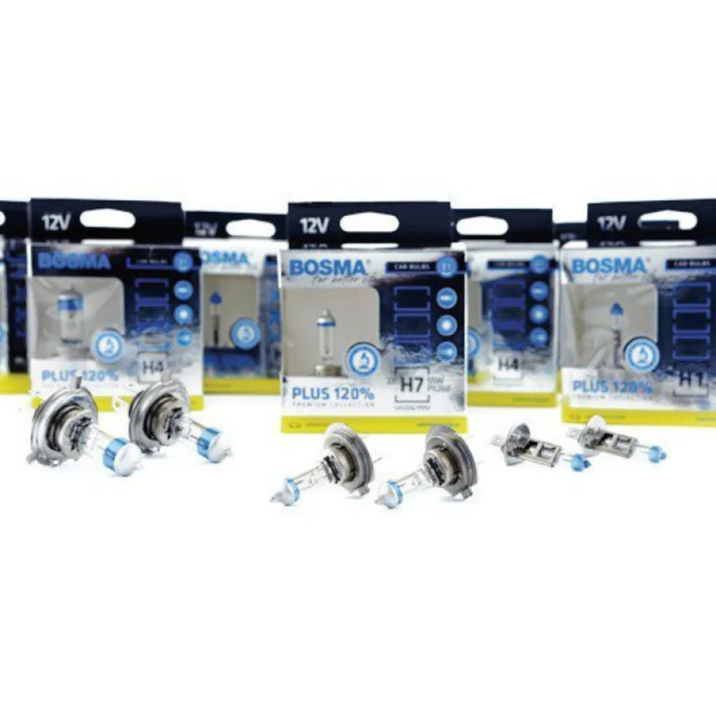 Kit 2 Lâmpadas Luz Branca H4 Bosma Plus 150%
