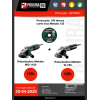 Promoção: Rebarbadora Metabo W750 125 + 100 Discos 125x1mm