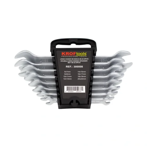 jogo 8 Chaves de Bocas 6-22mm Kroftools
