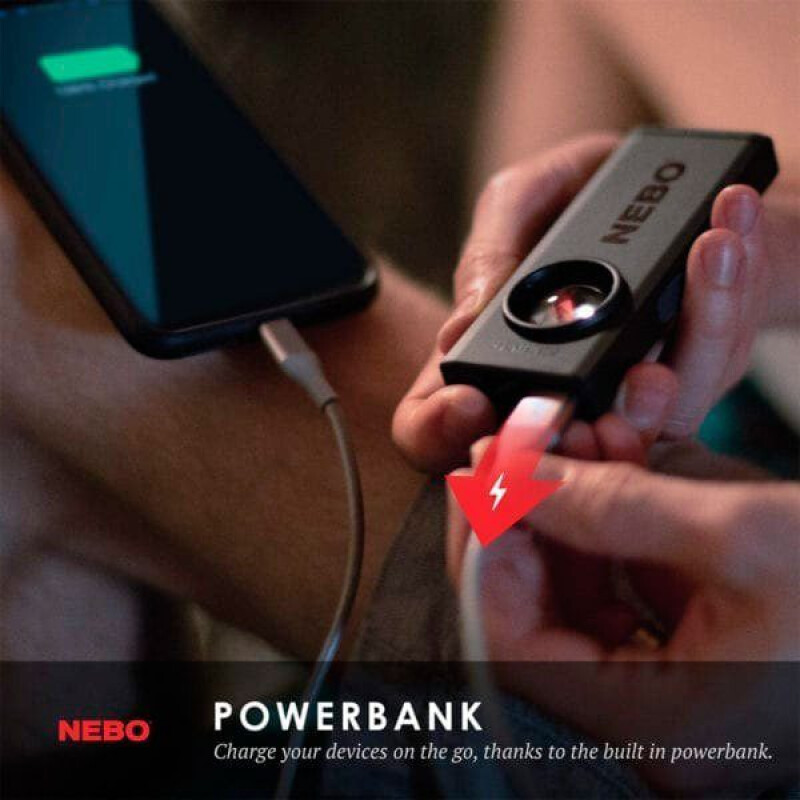 Gambiarra Recarregável - Laser - Power Bank Nebo Tools Slim +