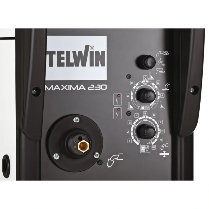 Máquina Soldar Telwin Máxima Synergic 230 - MIG - TIG - FLUX - MMA - 4