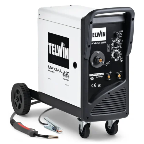 Máquina Soldar Telwin Máxima Synergic 230 - MIG - TIG - FLUX - MMA