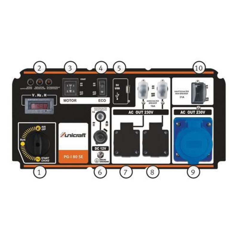 Inversor - Gerador de energia UNICRAFT PG-I 80 SE