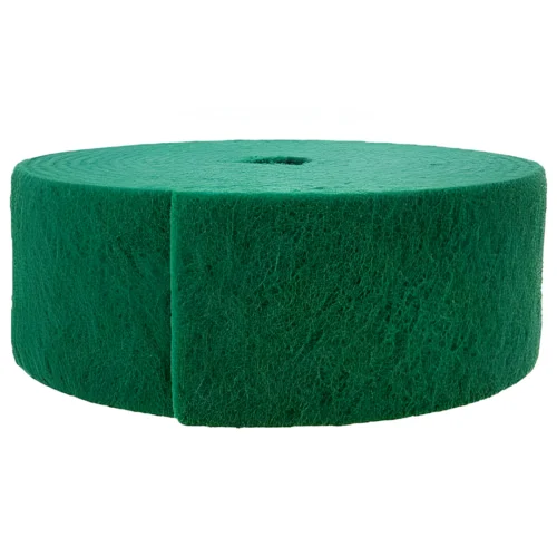 Rolo de esfregão Nylon Web 115mm x 10 metros Grão Médio - Verde