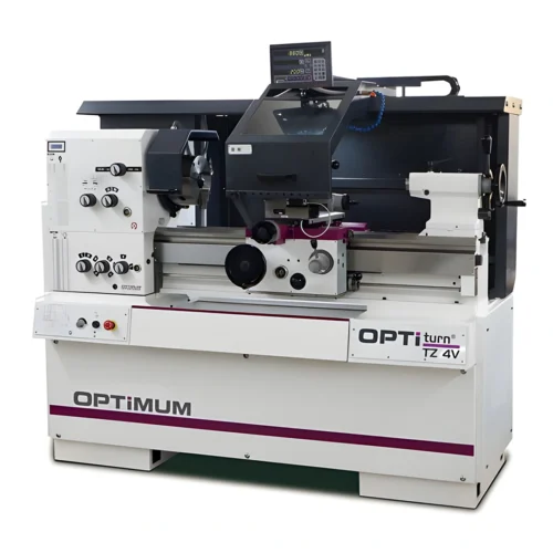 Torno mecânico Optiturn TZ4 V (Vario) com leitor digital NEWALL Optimum Maschinen