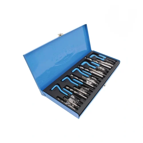 Kit reparação de roscas tipo helicoil M5 até M12 - 131 peças