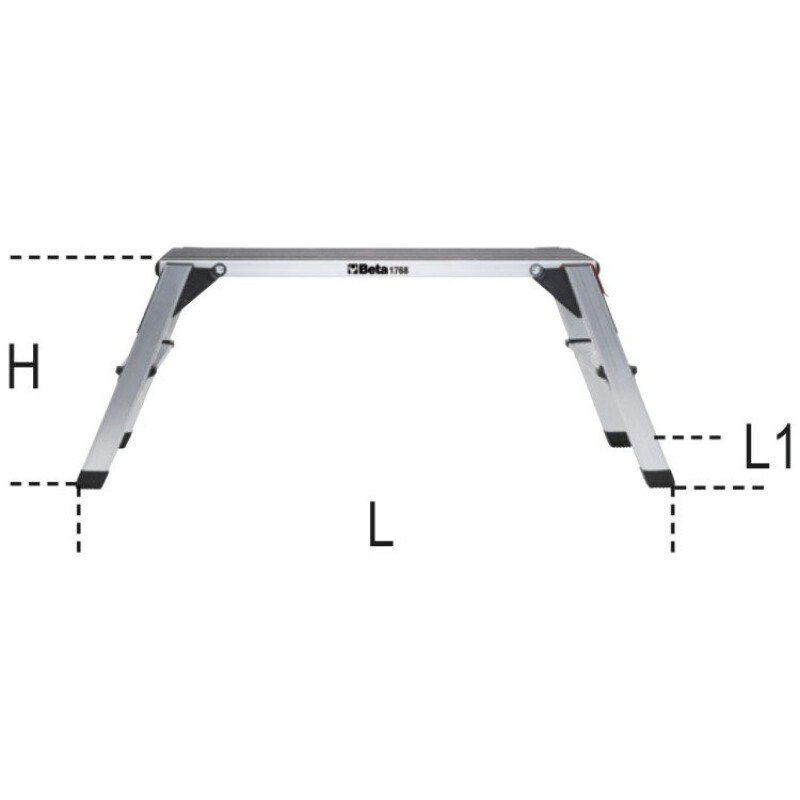 Plataforma em alumínio BETA 1768