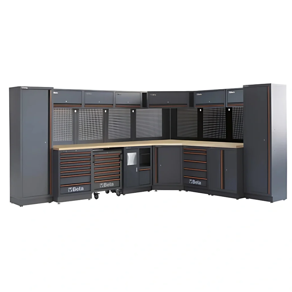 Combinação de mobiliário modular para oficina - Beta C45PRO 2.0 DW