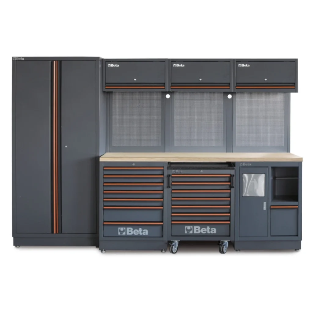 Combinação de mobiliário modular para oficina - Beta C45PRO 2.0 W