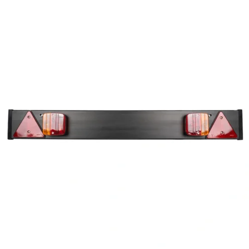Barra de Sinalização para Reboque de 1100x140mm com 2 Farolins e 2 Triângulos Refletores – JBM