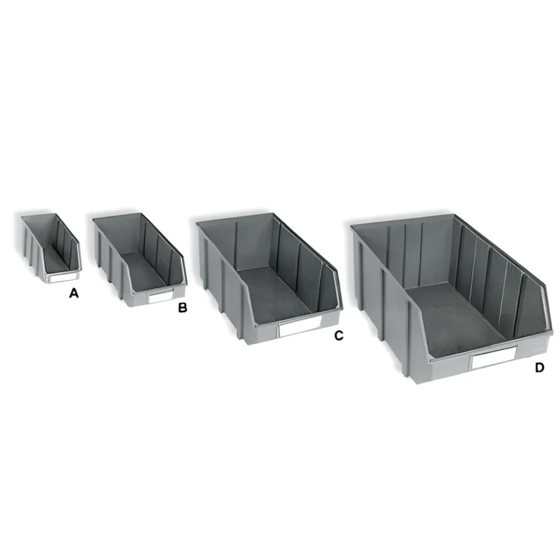 Caixa arrumação Stock SUC modelo cinzenta 400x225x170