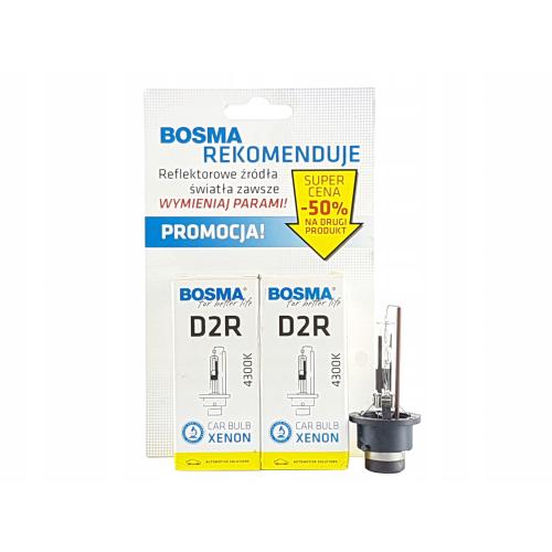 KIT 2 Lâmpadas Auto BOSMA D2R HID Xenon bulb 6000K