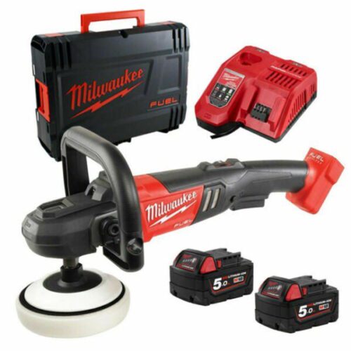 Polidora M18 Fuel Milwaukee M18 FAP180-502X + 2 baterias 5 Ah e carregador