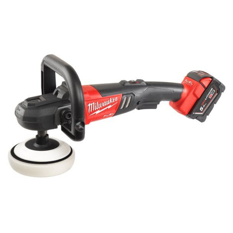 Polidora M18 Fuel Milwaukee M18 FAP180-502X + 2 baterias 5 Ah e carregador