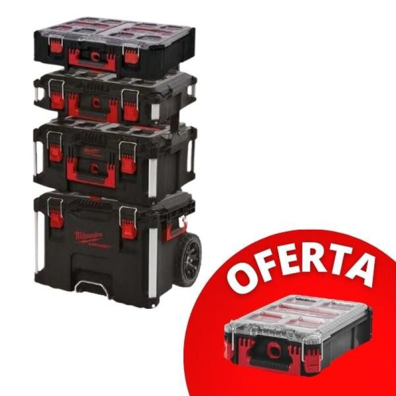 Packout conjunto completo Milwaukee + OFERTA organizador compacto