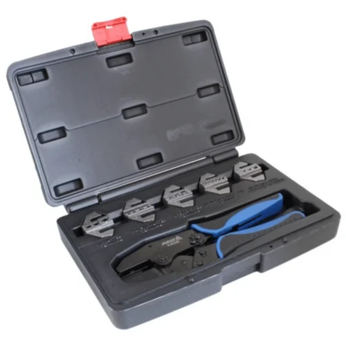Alicate de Cravar Terminais Universal c_ 6 Mordentes